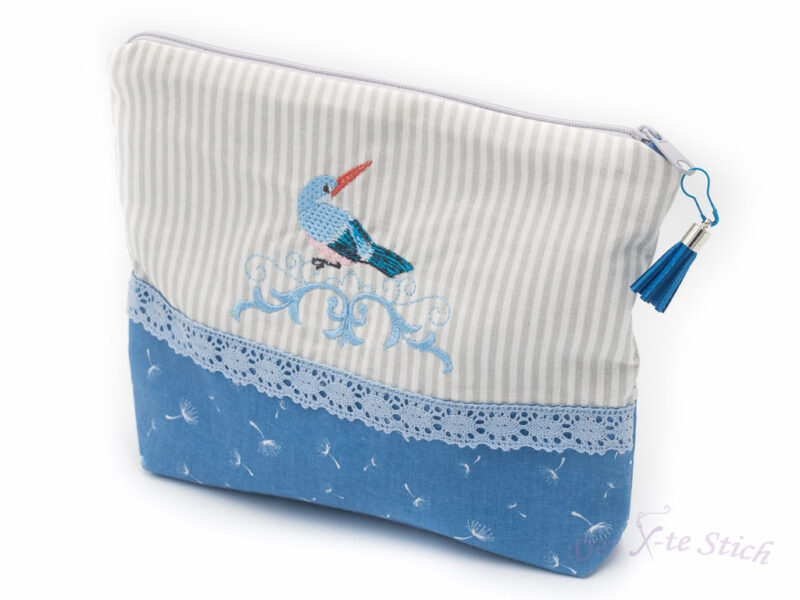 Kosmetiktäschchen "Eisvogel"