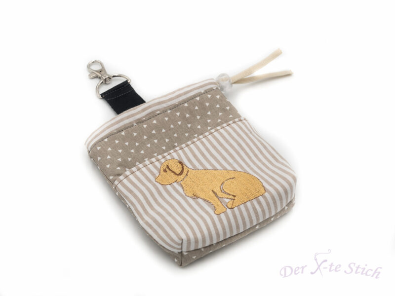 Leckerlibeutel mit Stickerei "Golden Retriever"